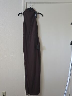 Lulu's Rich Chocolate Brown Dress Top